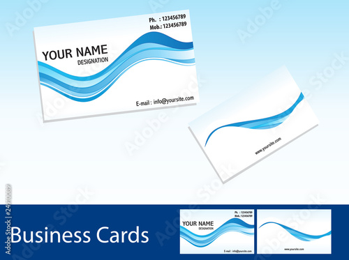 abstractbusiness cards template photo