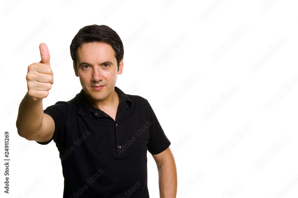 Portrait of a handsome young man, isolated on white background Portrait of a handsome young man, isolated on white background