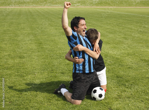 Siegerpose, Torjubel, Gewonnen