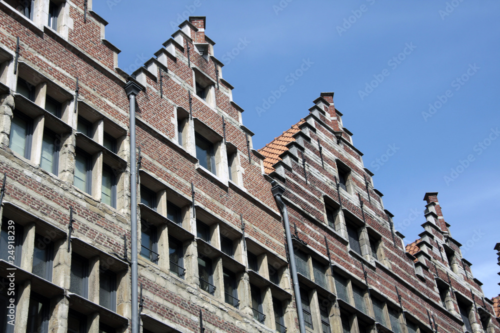 Fototapeta premium Entrepôts transformés en immeubles, Anvers