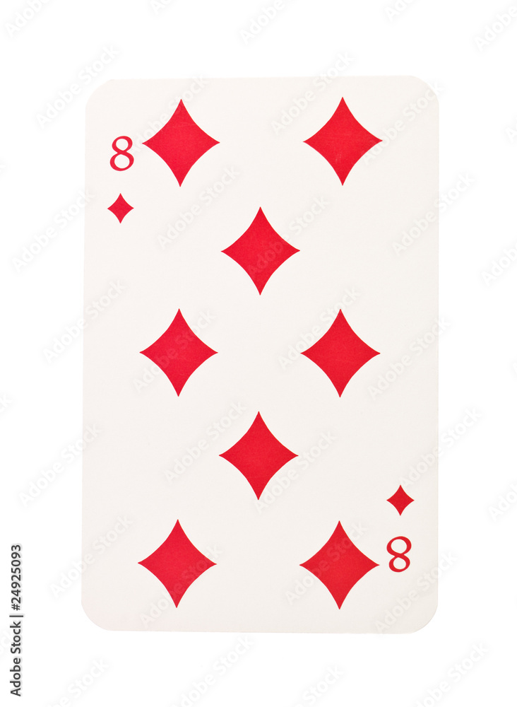Obraz premium Eight of Diamonds