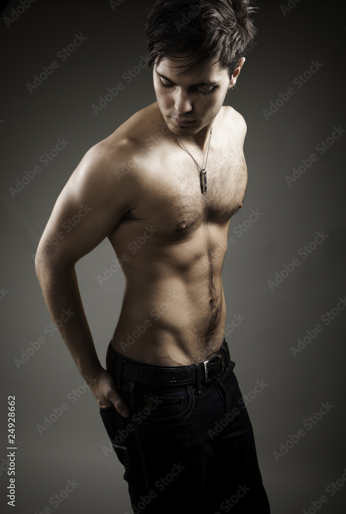 Fototapeta premium shirtless man