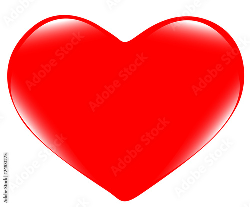 Glossy heart