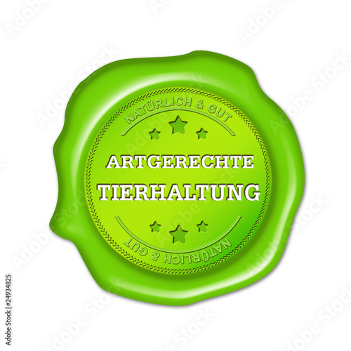 artgerechte tierhaltung, button, siegel, stempel