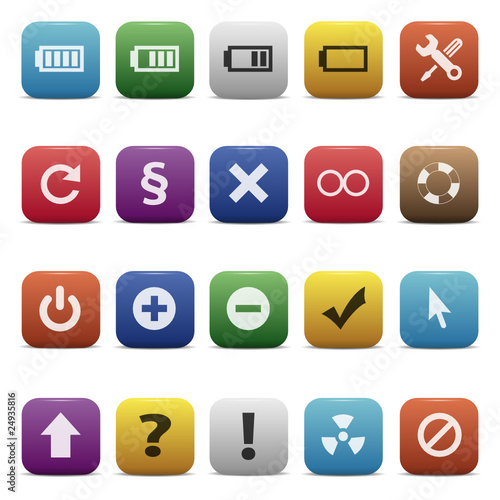Colorful Webicons 02 - General