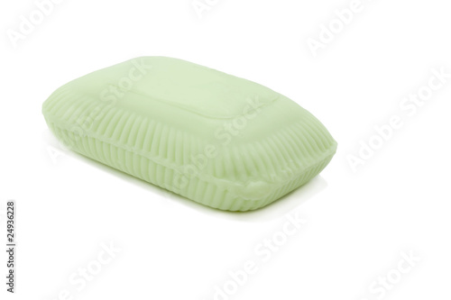 bar of a green soap