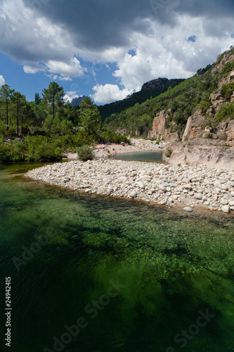 Rivière Solenzara en Corse