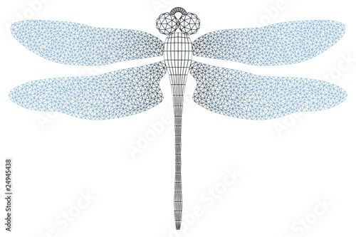 stylized dragonfly