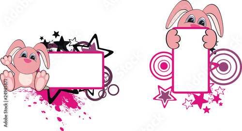 bunny cartoon copyspace