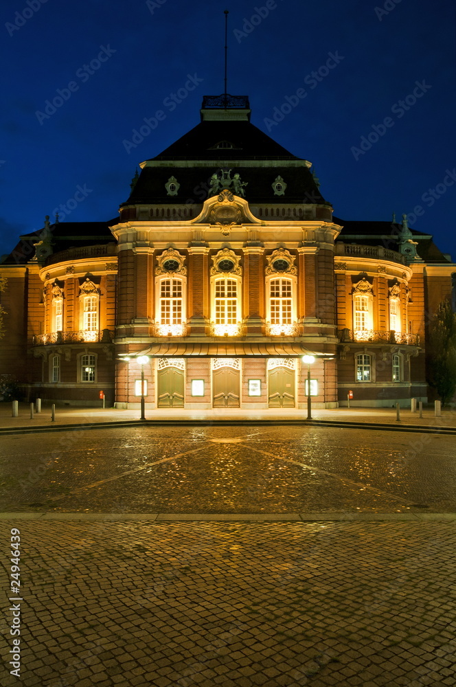 Laeiszhalle - Musikhalle Hamburg am Abend