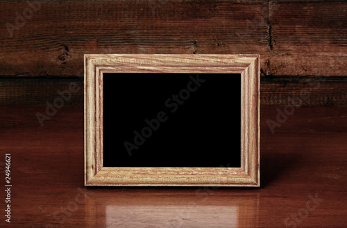 frame on table