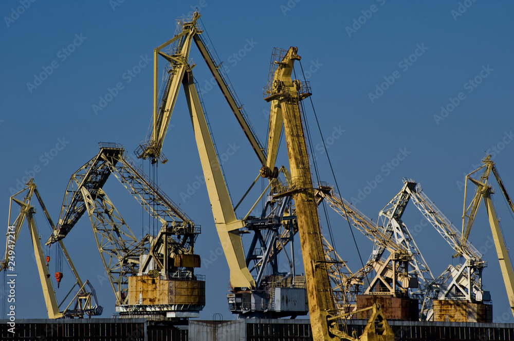 Port cranes