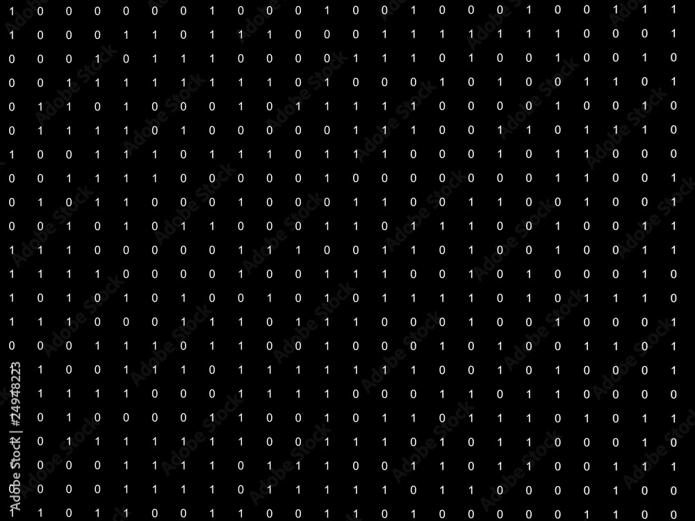 Binary code matrix background Binary code matrix background