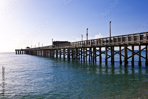 wooden pier at miami beach © travelview