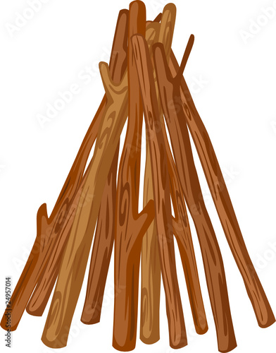 A wood stack