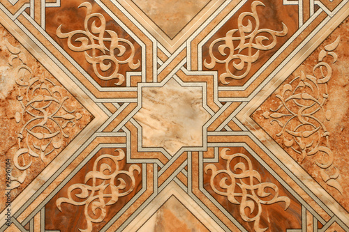 Detailed image of a linoleum