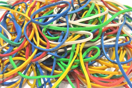 Wallpaper Mural Elastici colorati Torontodigital.ca