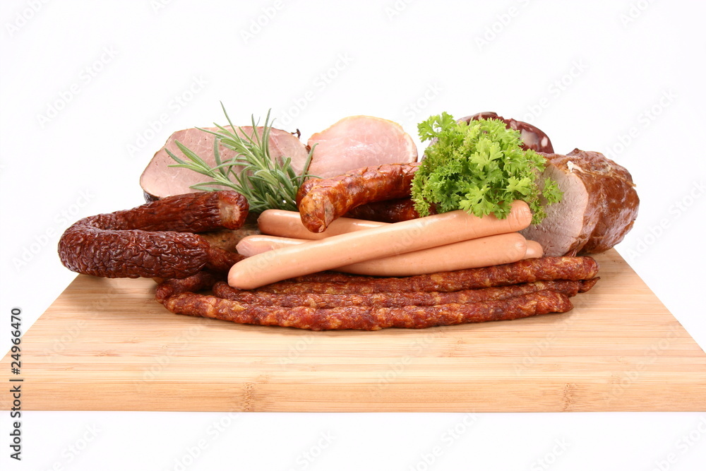 Selection of cold meat (ham,sirloin,headcheese,sausages) Selection of cold meat (ham,sirloin,headcheese,sausages)