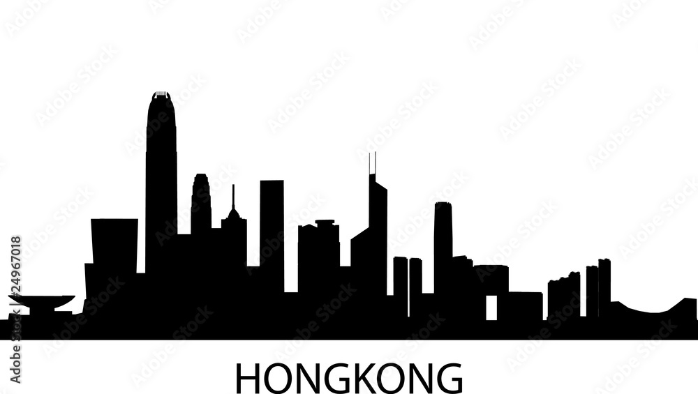 Obraz premium Hongkong Skyline