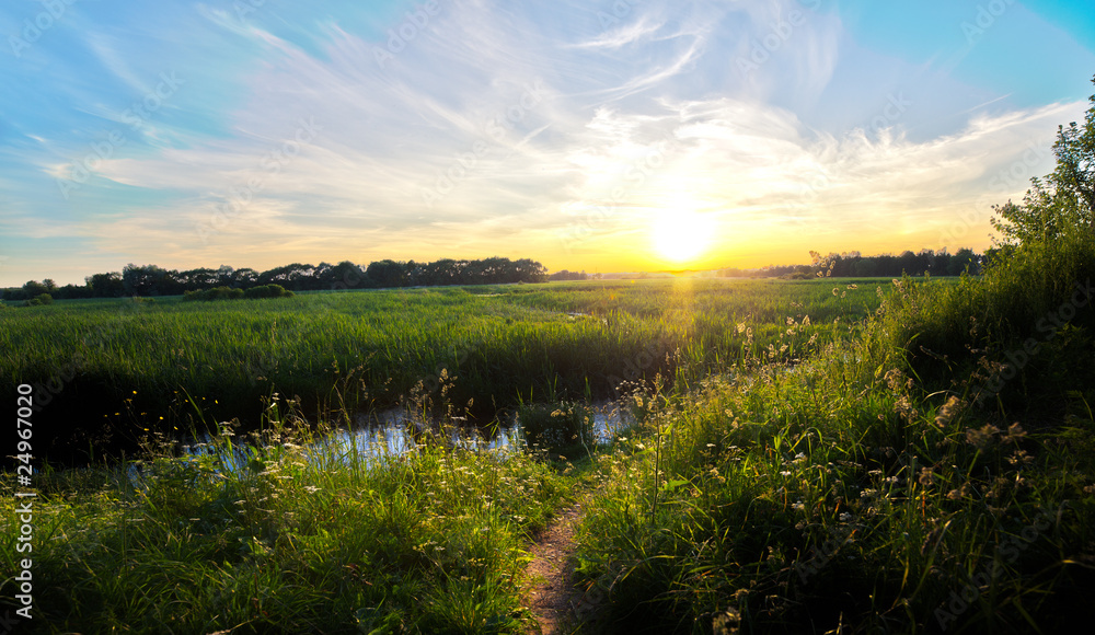 Beautiful Spring Sunset Beautiful Spring Sunset