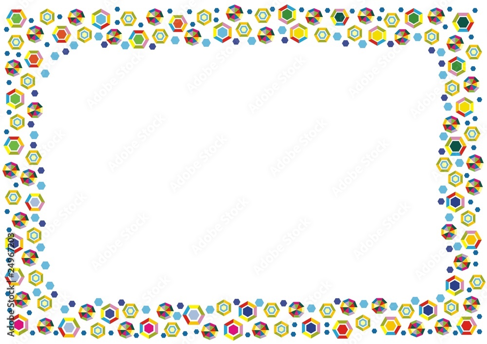 polygons in many colors polygons in many colors
