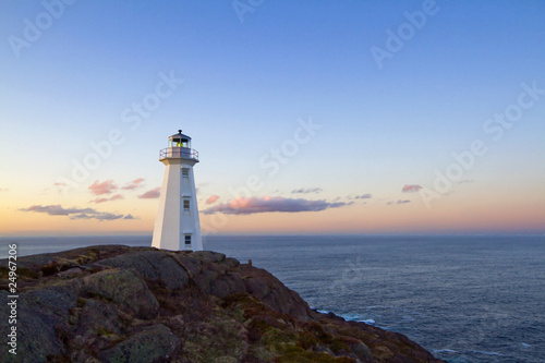 Canvas Print The Cape Spear lighthouse