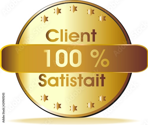 bouton client satisfait