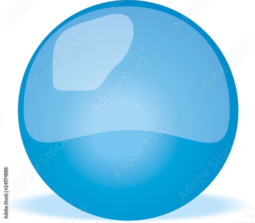 bouton bleu