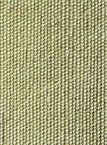 canvas  burlap green with elements of straw
