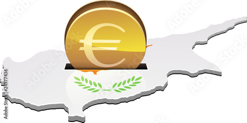 Investir des Euros à Chypre (détouré) photo