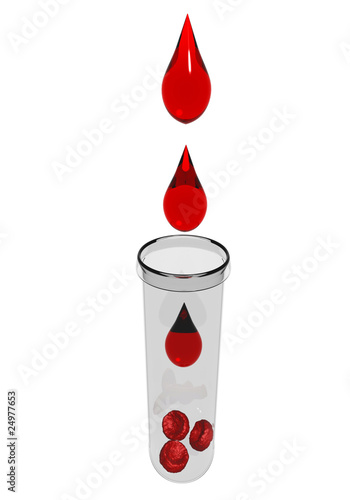 Drops of blood