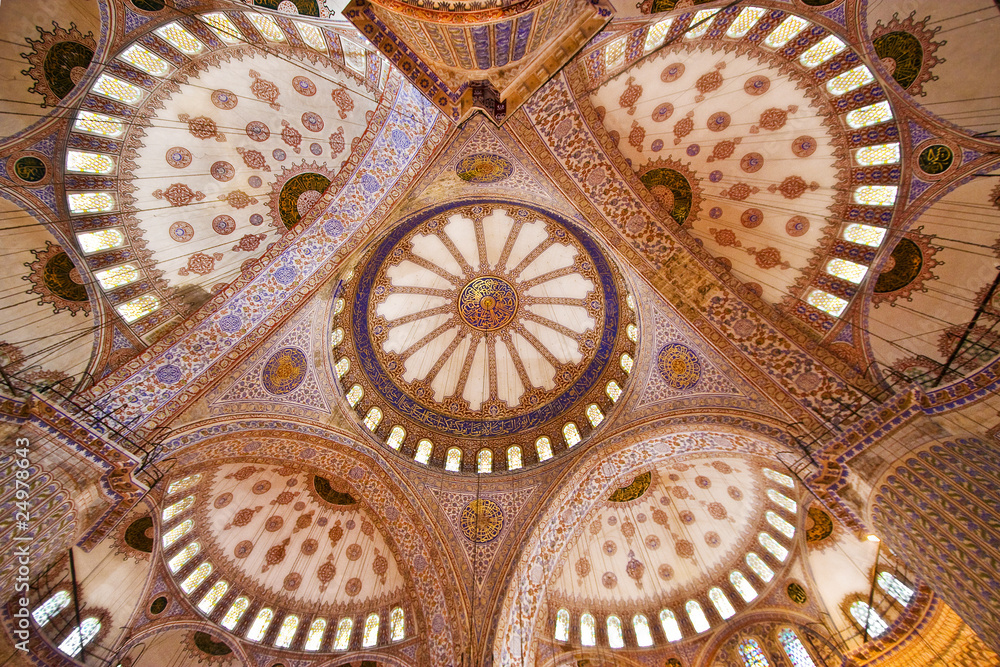 Ceiling of the Blue Mosque