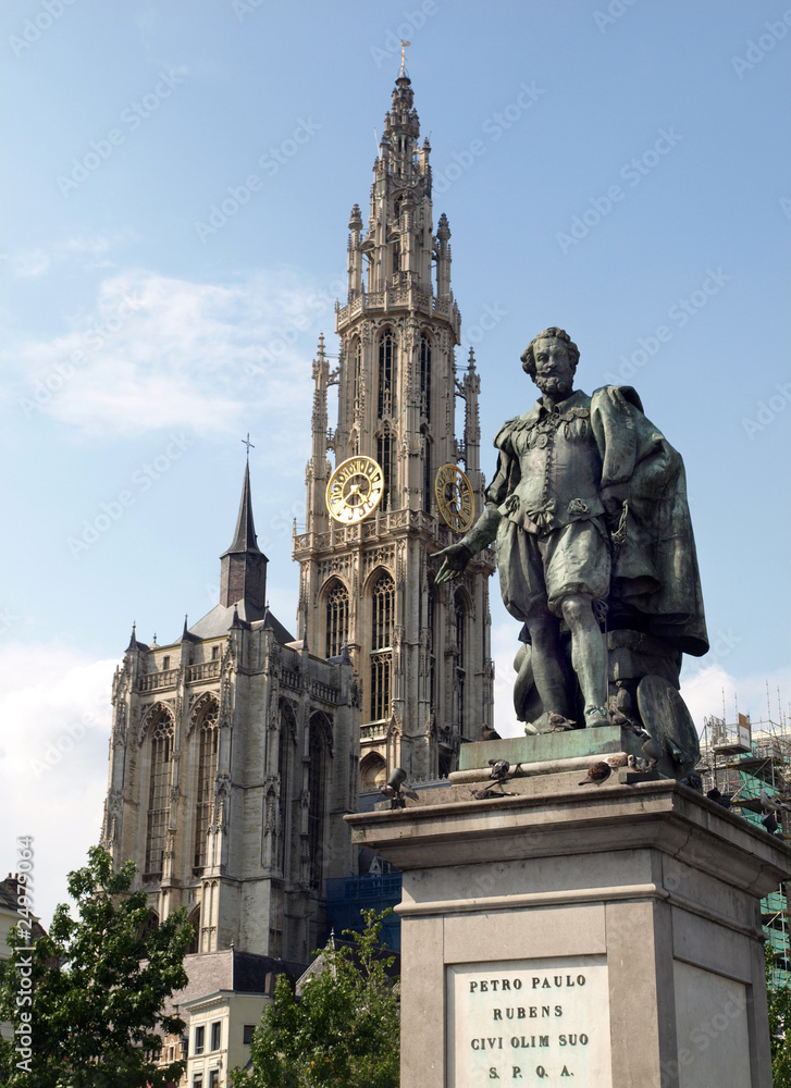 Antwerpen, Belgien: Rubensdenkmal