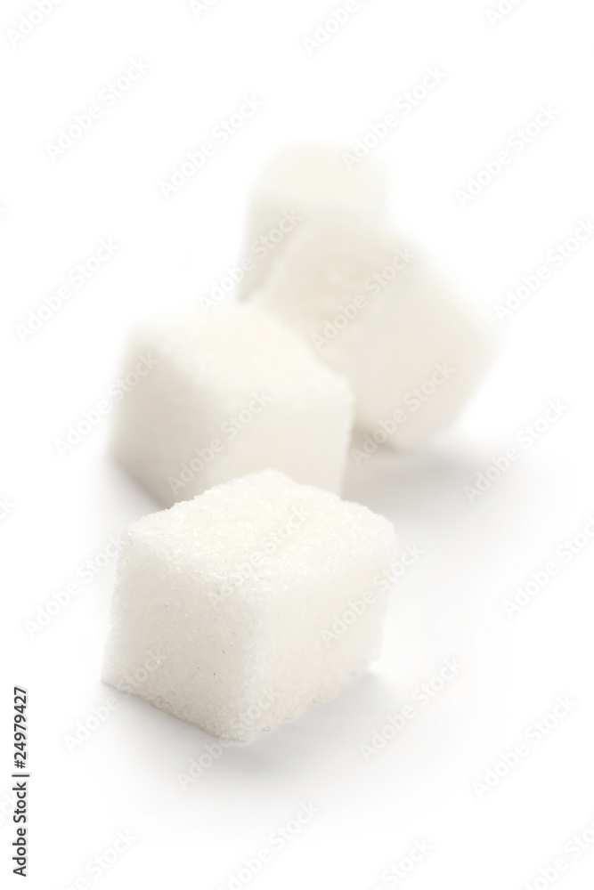 Sugar isolated on the white background Sugar isolated on the white background