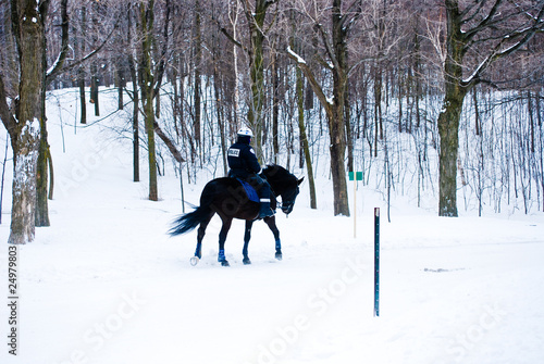 Policier à cheval