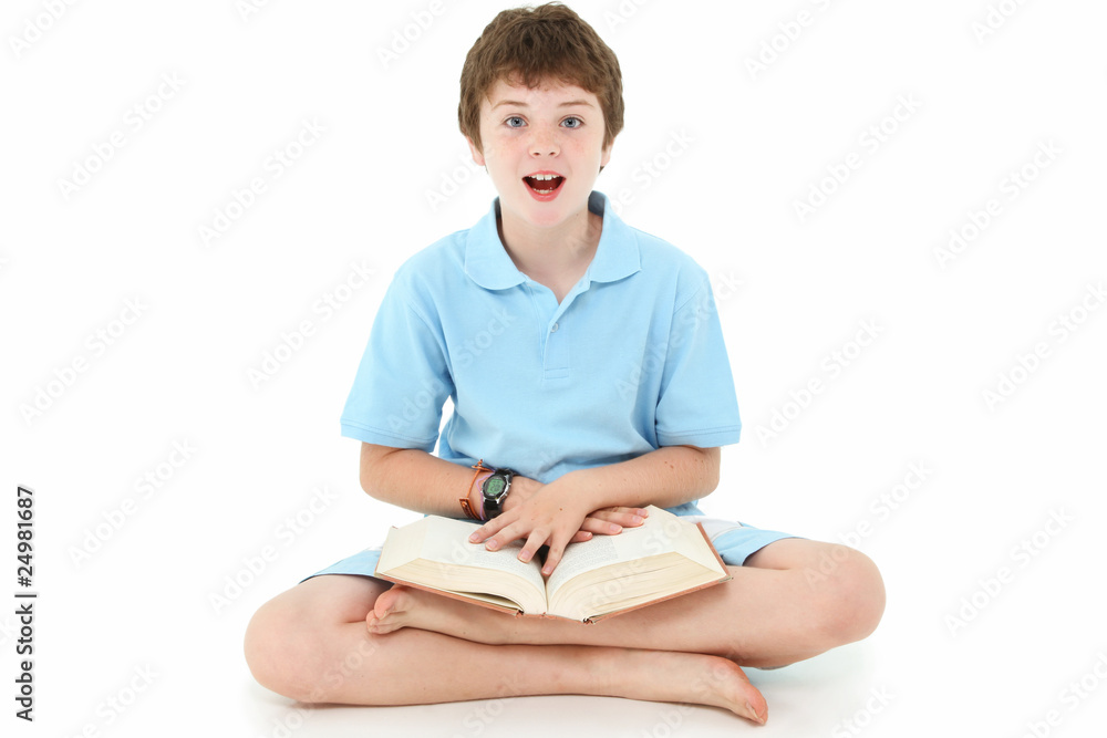 Boy with Book Boy with Book