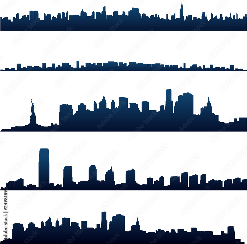 New York City skylines