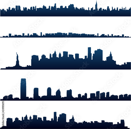 New York City skylines