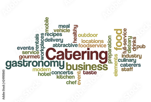 Catering - Word Cloud