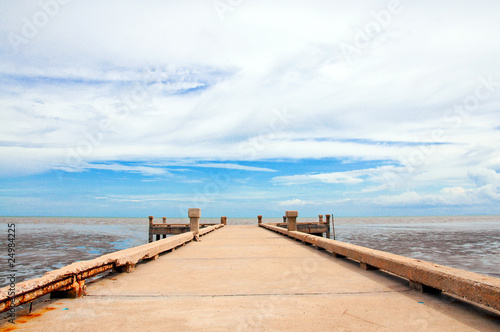 Jetty  Samut Songkhram THAILAND 