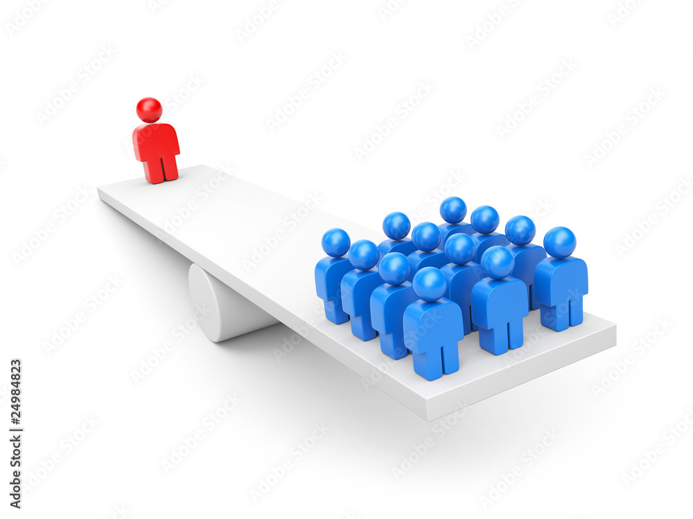 Balance. Leadership concept. Business metaphor Balance. Leadership concept. Business metaphor