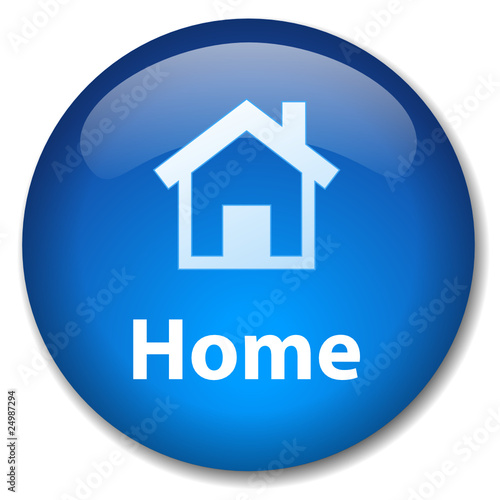 HOME Web Button (internet homepage website start welcome icon)