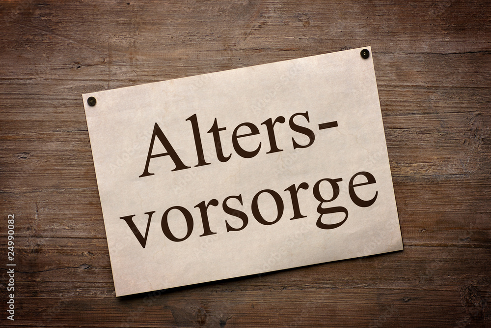 Altersvorsorge Altersvorsorge