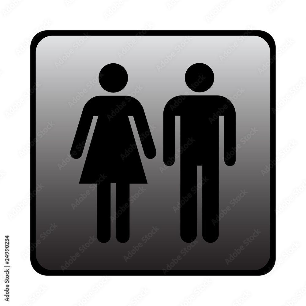 Male and female sign vector Male and female sign vector