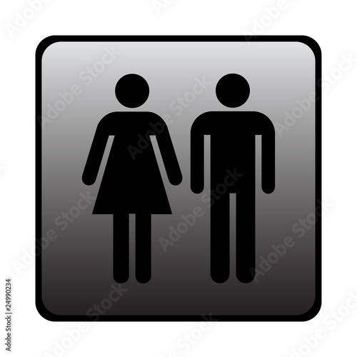 Male and female sign vector