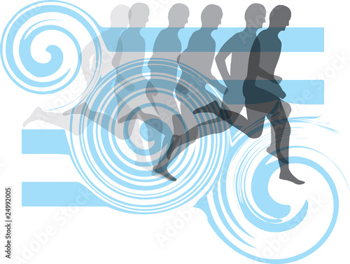 Running men