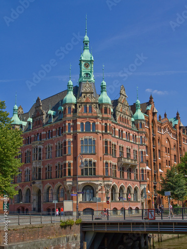 Historisches Geb  ude in Hamburg