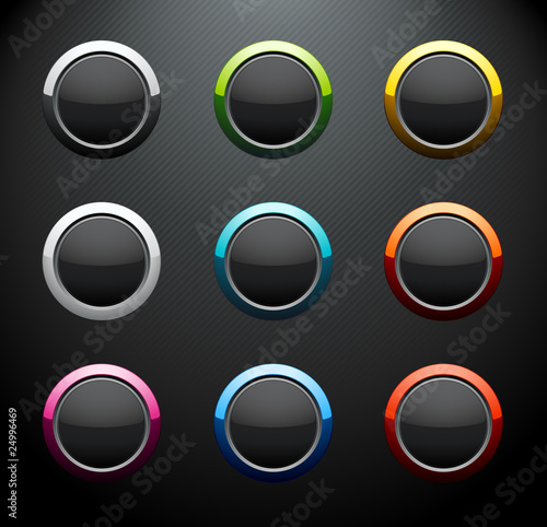 icône bouton internet rond