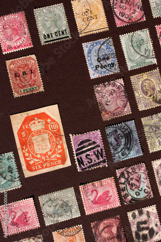 Old postal stamps