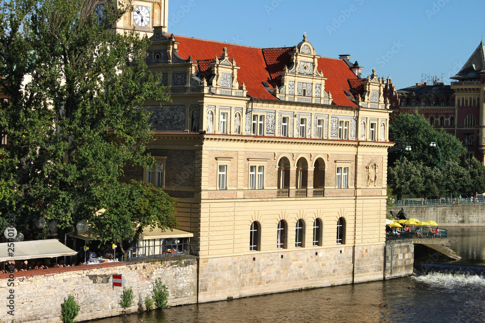 Beautiful Czech bright house near the river